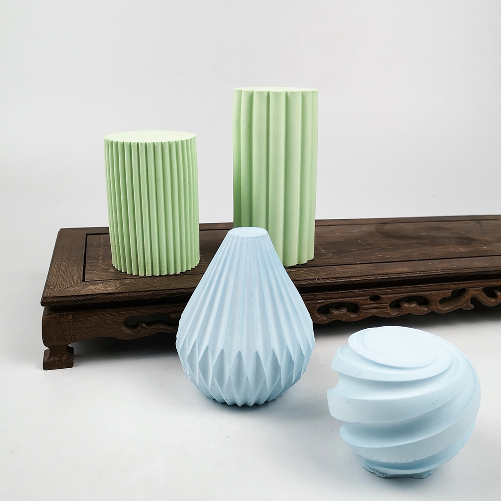 Candle Supplies Eu - Circle Line Geometry Silcone Mould 3D