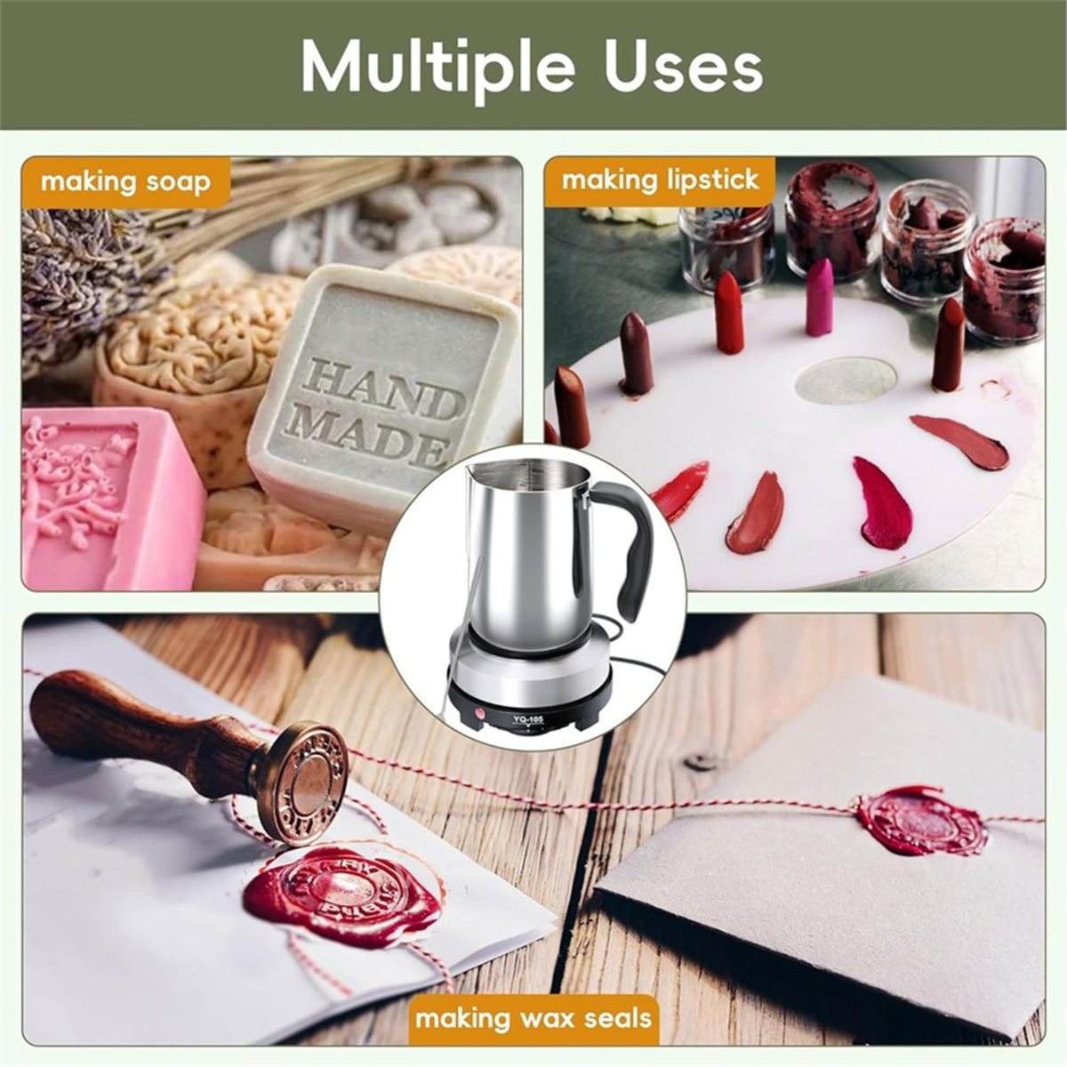 Candle Supplies Eu - Candle Making Kit with Hot Plate