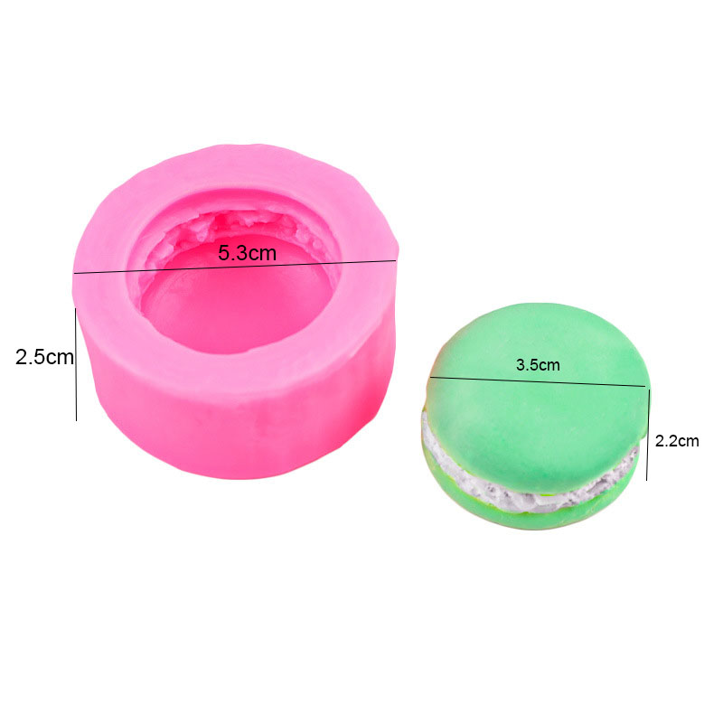 3D Macaron Fondant Silicone Mo - Candle Supplies Eu recension och pris
