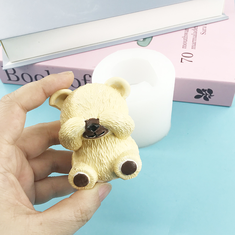 Blindfolded little bear Silico - Candle Supplies Eu recension och pris