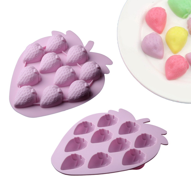 3D Strawberry Design Fruit Mou - Candle Supplies Eu recension och pris