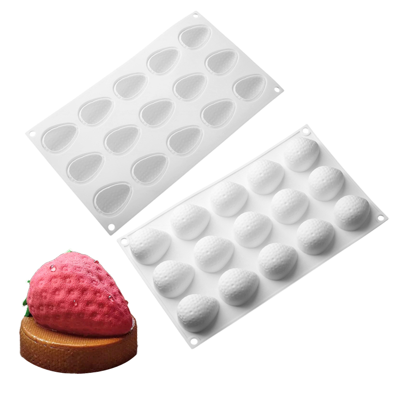 3D Strawberry Design Fruit Mou - Candle Supplies Eu recension och pris