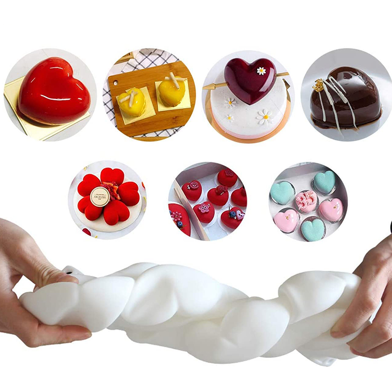 3D Mousse Cake Baking Mold Hea - Candle Supplies Eu recension och pris