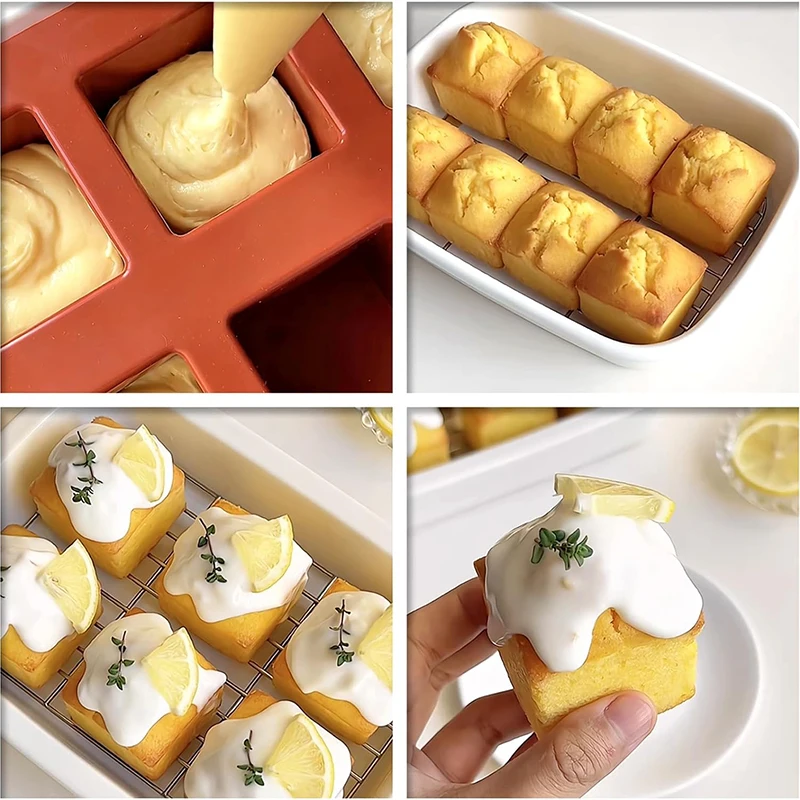 8 Cavity Square Mousse Cake Mo - Candle Supplies Eu recension och pris